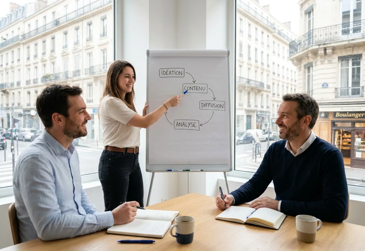 Une équipe d'agence standardise la qualité des campagnes