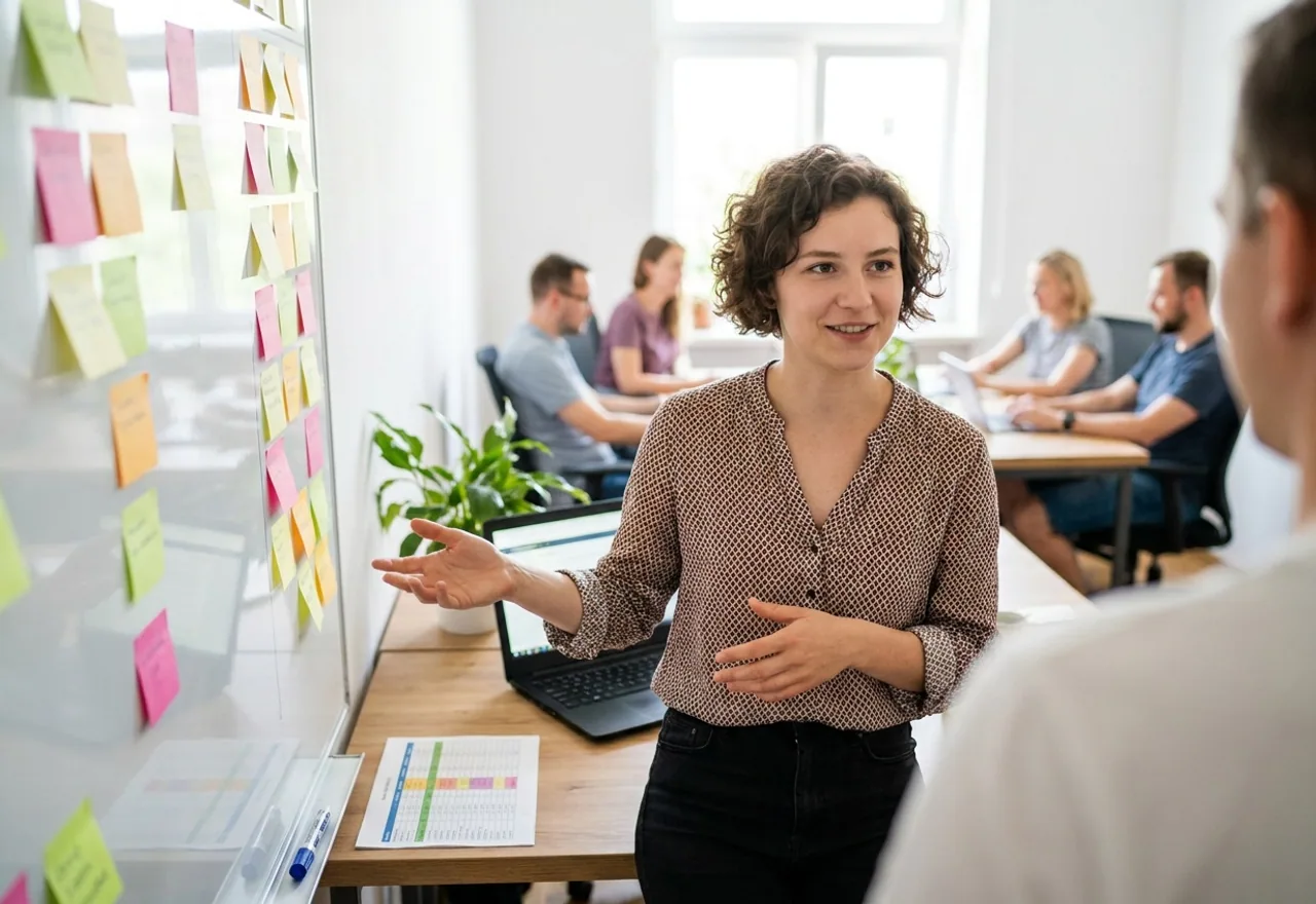 Freelance marketer pracuje nad kilkoma kampaniami klientów
