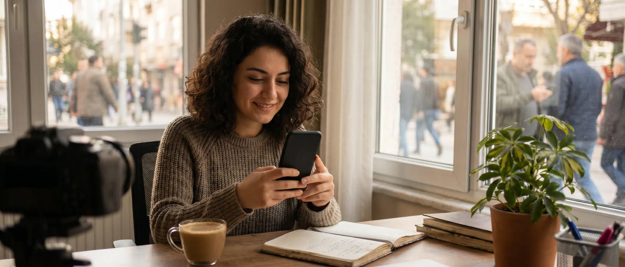 Ajans tutmak yerine kendi Google Ads kampanyasını yürüten özgüvenli bir işletme sahibi