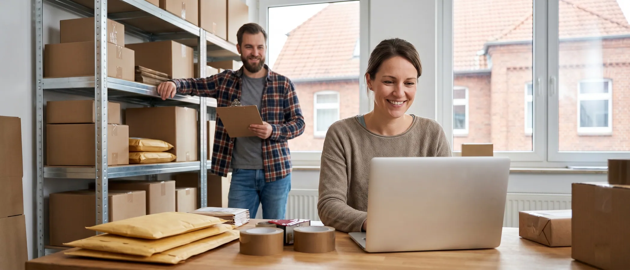Unternehmer bei der Arbeit