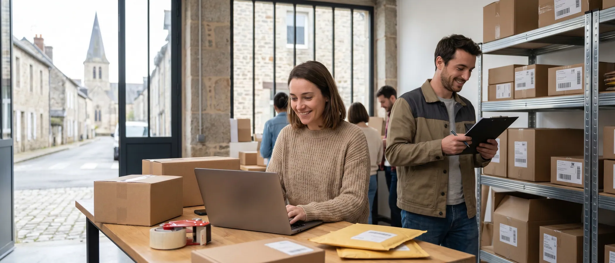 Un entrepreneur au travail