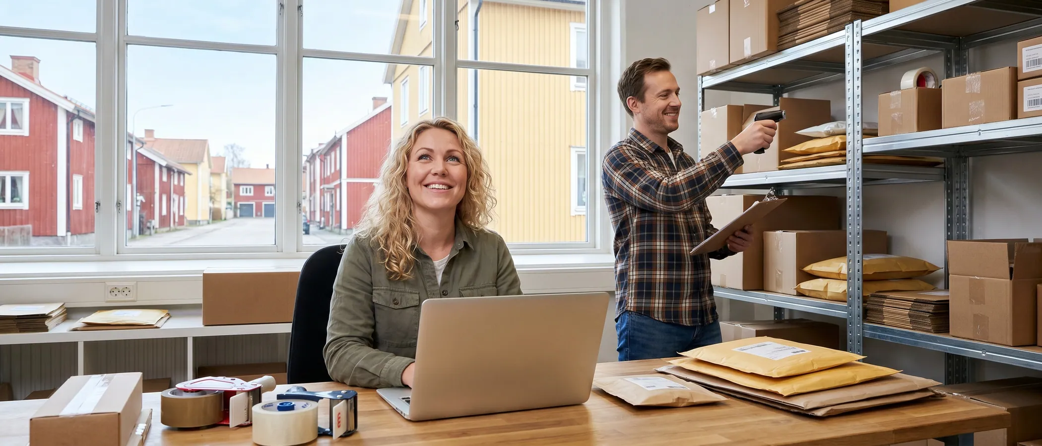 Företagare i arbete